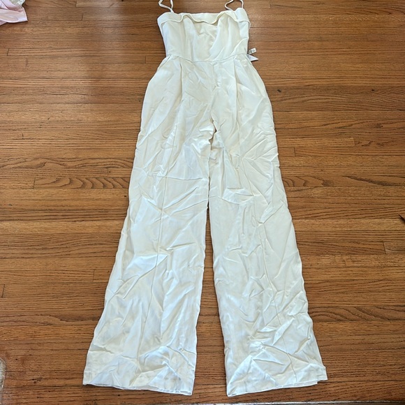 Nadine merabi white jumpsuit